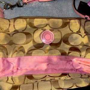Coach Purse Pink n Brown